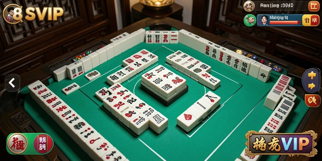 Tampilan menarik gameplay Mahjong di 8SVIP.