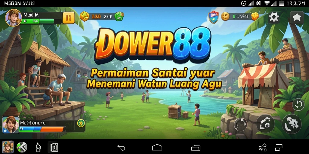 Screenshot utama DOWER88 menunjukkan gameplay yang menyenangkan dan interaktif.