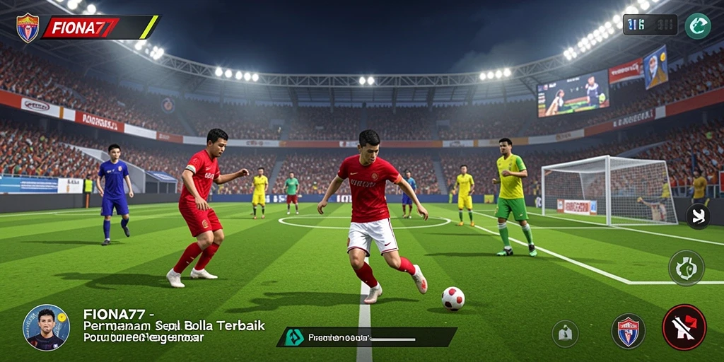 Gameplay FIONA77 yang seru dan mendebarkan dalam dunia sepak bola.