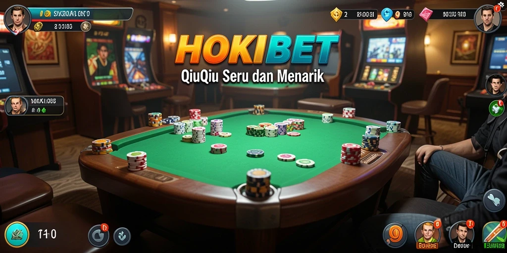 Tampilan gameplay seru di HOKIBET dengan QiuQiu.
