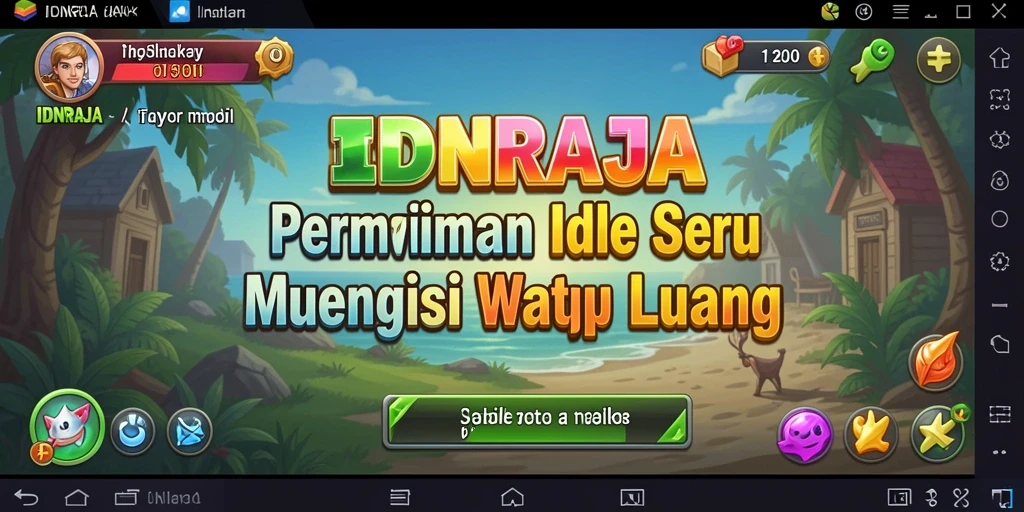 Gameplay IDNRAJA yang seru dan mengasyikkan.