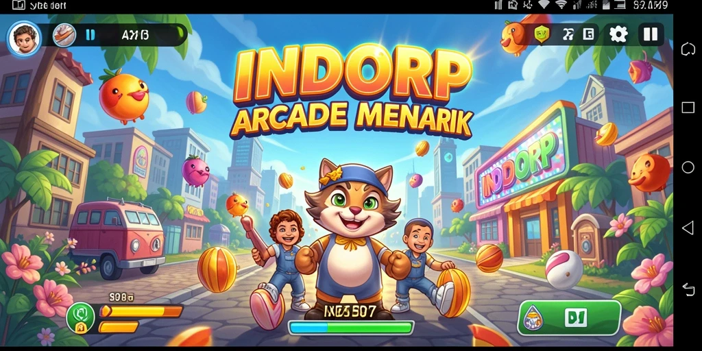 Tangkapan layar menarik dari gameplay <strong>INDORP</strong> yang penuh warna.