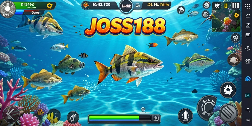 Tampilkan momen seru saat menembak ikan besar di JOSS188.