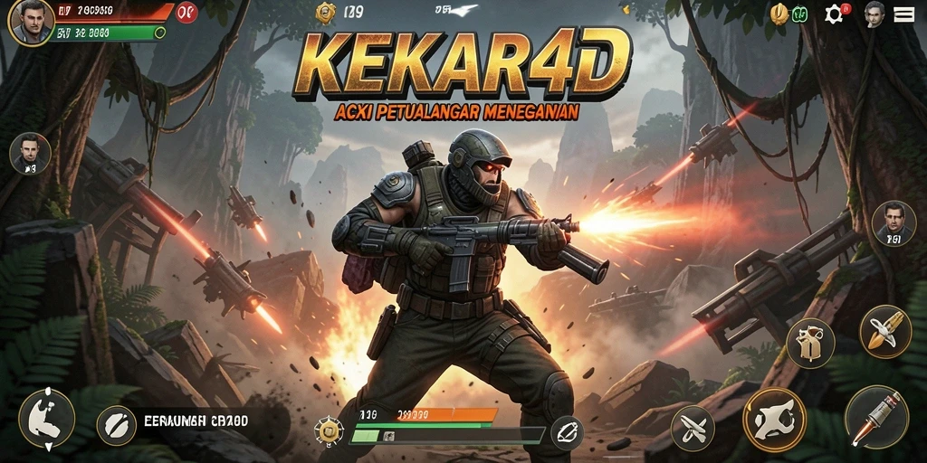 Tangkapan layar menampilkan aksi seru dari gameplay KEKAR4D.