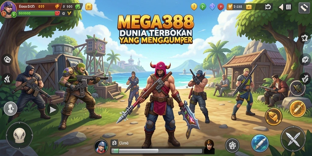 Gameplay MEGA388 dengan petualangan dunia terbuka yang menakjubkan.