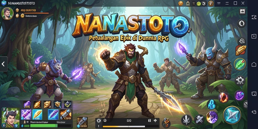 Gameplay seru di NANASTOTO dengan pertarungan yang mendebarkan.