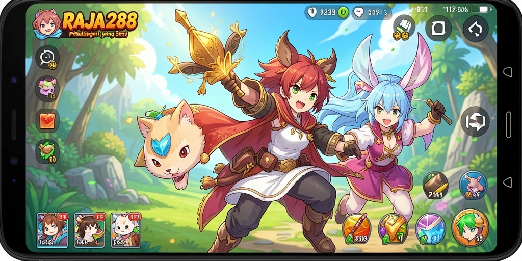 Screenshot RAJA288 menunjukkan petualangan seru dalam dunia anime.