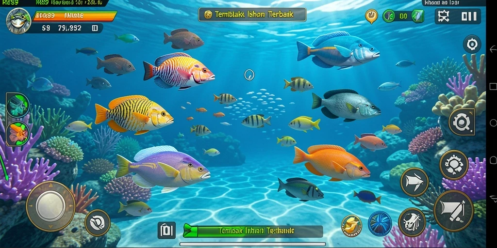 Tampilan gameplay Tembak Ikan yang seru di RR89.