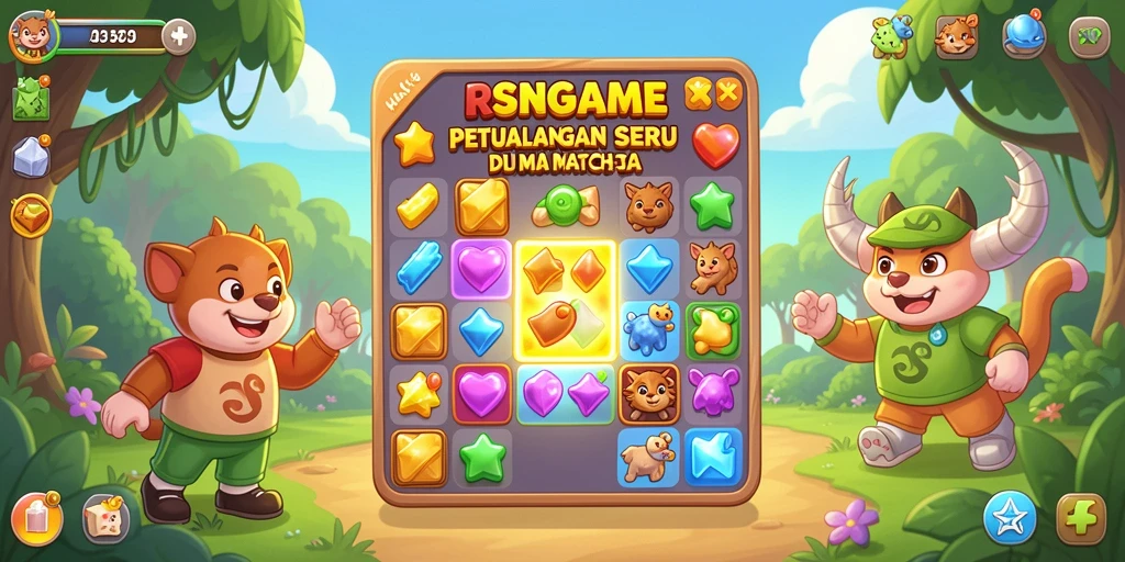 Screenshot RSNGAME menampilkan gameplay seru dan penuh warna.