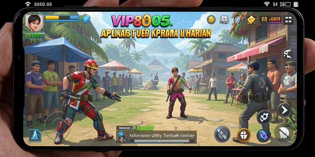 Tangkapan layar utama VIP805 menampilkan fitur pengelolaan tugas yang efektif.