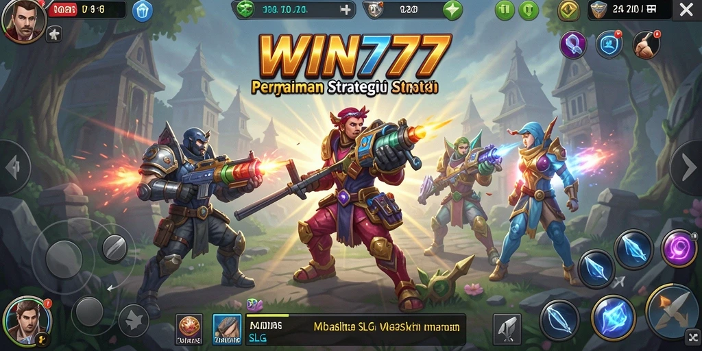 Tampilan menarik dari gameplay strategis WIN777.